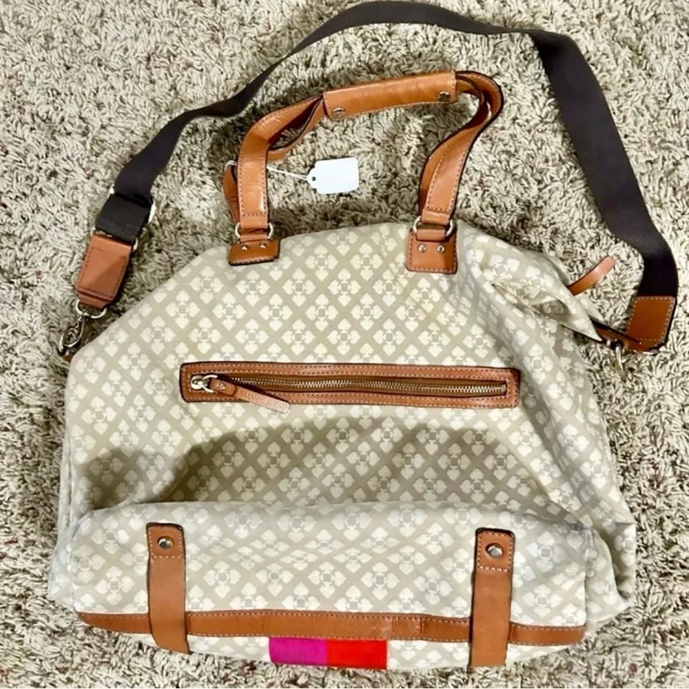 Kate Spade purse bag Signature crossbody tote geometric xlarge satchel logo